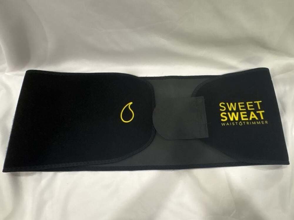 Sweet Sweat Waist Trimming Belt Black Yellow